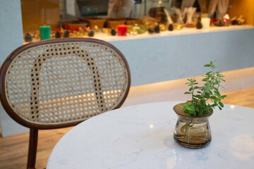 Interior home decoration in summer season