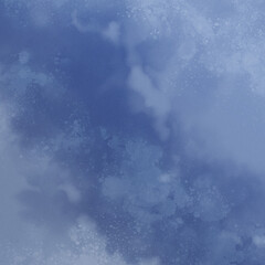Abstract watercolor blue gradient background. Two-color gradient. Modern social media post background.