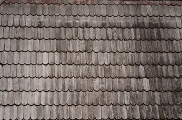 Wooden roof background texture as old style