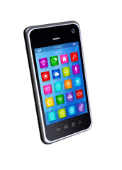 Smartphone Touchscreen HD - apps icons interface