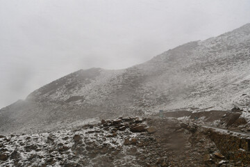 Khardung La is a mountain pass in the Leh district in Ladakh. The pass is on the north of Leh, and connects the Indus river valley and the Shyok river valley and forms the gateway to Nubra valley.
