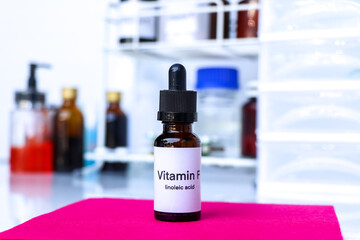 Vitamin  pills in a bottle, food supplement for health