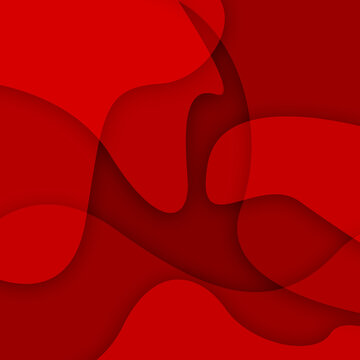 Fondo rojo de formas abastractas para navidad. 