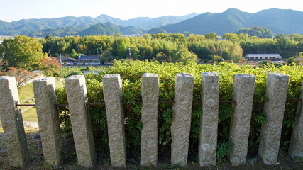 篠山城天守台からの風景