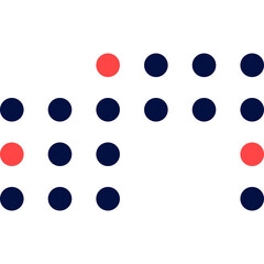 Geometric Dot Illustration (5)