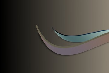 Dark abstract background with waves