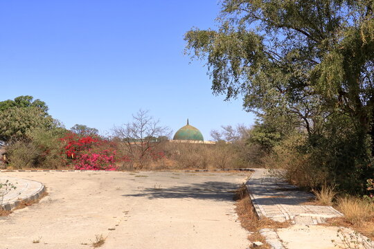 Entrance to Prophet Job's Tomb in the north of Salalah, Dhofar, Oman; Nabi Ayub a.s Tomb