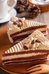 コ－ヒ－風味のショ－トケ－キ