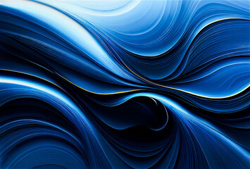 Flowing blue background