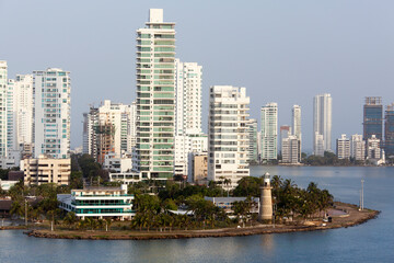 Cartagena's Lighthouse And Residential District