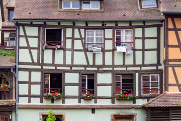 Rustic house facade