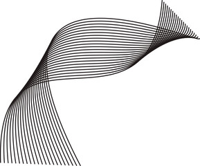 Abstract Wavy Line Shapes