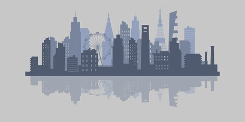 city skyline silhouette