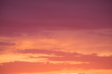 Obraz premium sunset sky with clouds