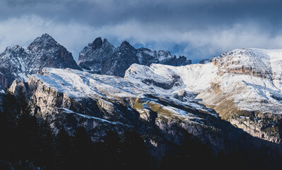 Snow Covered Mountains