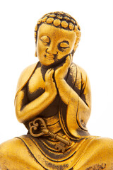 image of buddha statue key white backgorund 