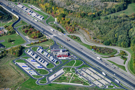 Rastanlage Herleshausen an der Autobahn A 4 