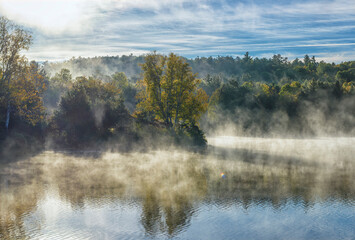 Fototapeta premium Foggy morning