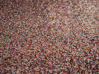 Silver glitter Christmas abstract background.