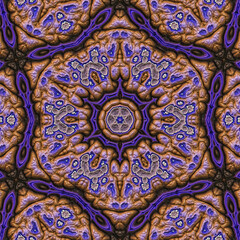 3d effect - abstract hexagonal geometric  pattern 