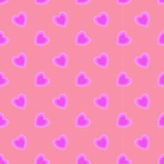 Seamless  heart pattern, Love concept. Design for wrapping paper, fabric  pattern, background, card, coupons, banner, Used to decorate the festival