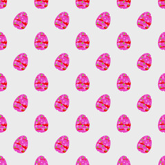 Seamless  easter pattern, Love concept. Design for wrapping paper, fabric  pattern, background, card, coupons, banner, Used to decorate the festival