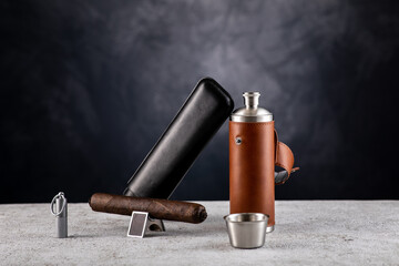 Zigarre im Studio fotografiert