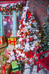 decorated christmas tree