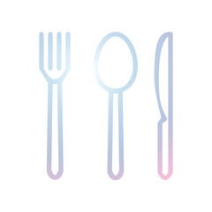 Restaurant icon template