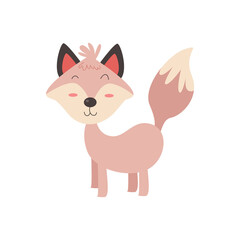 Fototapeta premium Cute kitten cartoon illustration