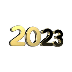 NEW YEAR 2023 GOLD TEXT
