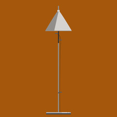 Lamp decorative illustration