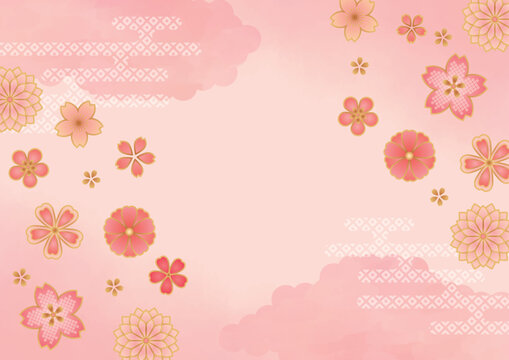 桜 さくら 和柄 和風 和 花見 和風背景 の画像 2 013 件の Stock 写真 ベクターおよびビデオ Adobe Stock