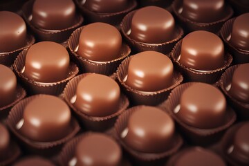 Fototapeta premium Delicious decadent gourmet chocolate dessert.