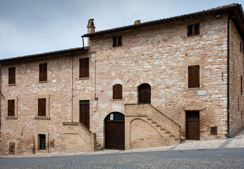 Umbria - Spello, Piazza Valle Gloria