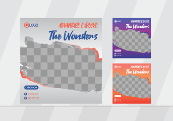 Travel Social Media Template