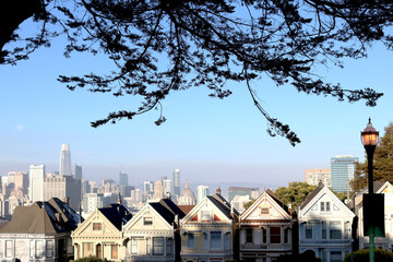 Painted Ladies houses in San Francisco