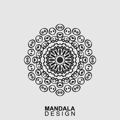 Abstract Mandala Pattern. Vector Illustration