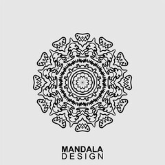 Abstract Mandala Pattern. Vector Illustration