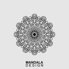 Abstract Mandala Pattern. Vector Illustration