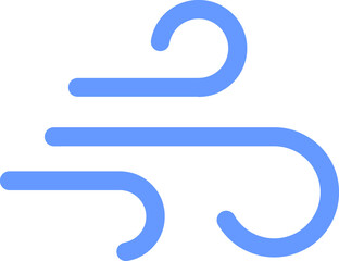 Airflow line icon