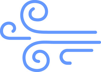 Airflow line icon