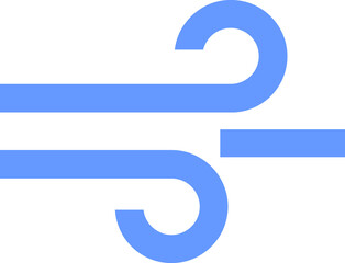Airflow line icon