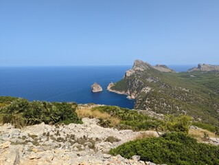 Fototapeta na wymiar Mallorca Mountain Peak
