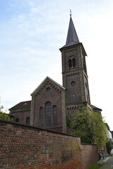 Fototapeta na wymiar Stammhauskirche Kaiserswerthin Ddüsseldorf, NRW, Deutschland