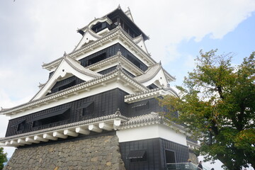 Kumamoto-jo or Kumamoto Castle in Kumamoto, Japan - 日本 熊本県 熊本城	