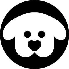 Fototapeta premium Dog line icon