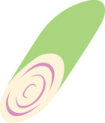 Lemon Grass isolated Illustration Hand Drawn