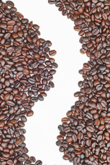 Coffee beans background