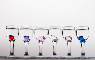 two glasses of wine
